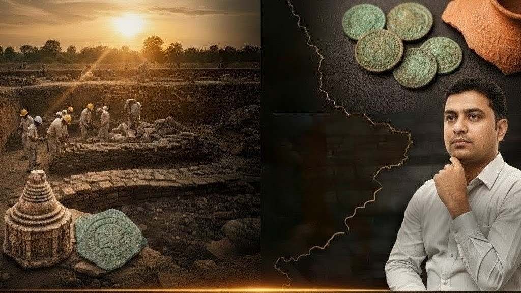 1001500549 छत्तीसगढ़ में मिला 2600 साल पुराना खजाना! आरंग की खुदाई ने बदला राज्य का इतिहास