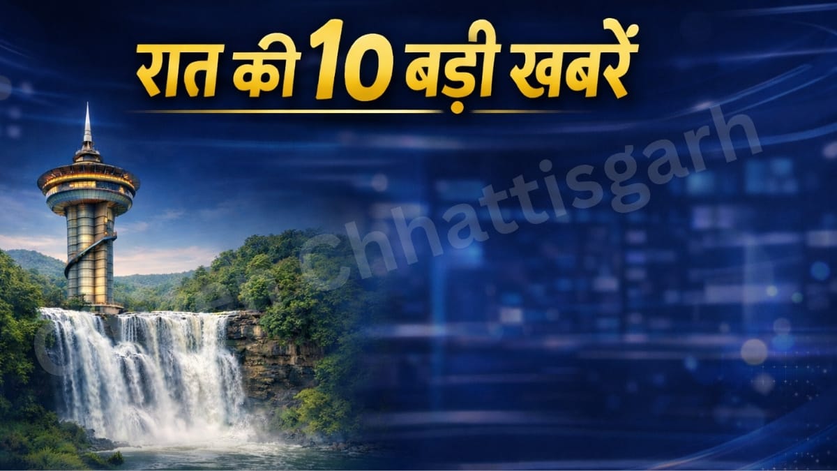 1001538825 छत्तीसगढ़ टॉप 10: आज की प्रमुख सुर्खियां