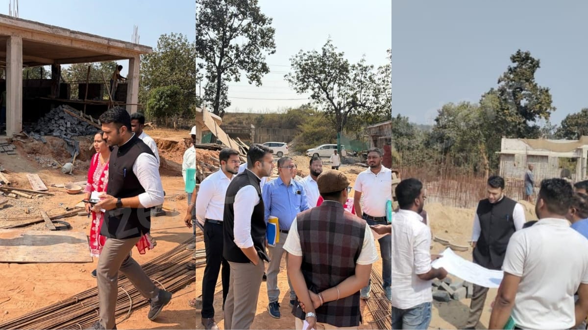 1001548461 तमनार जल समूह का कलेक्टर ने किया निरीक्षण, कार्यों में प्रगति लाने के दिए निर्देश