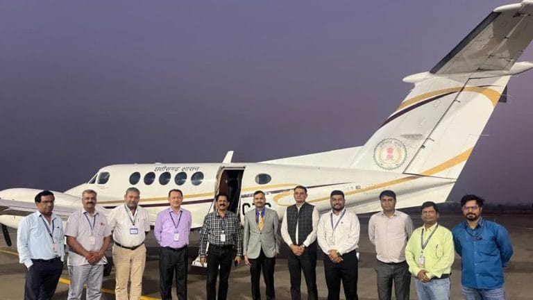 1001576631 बिलासपुर एयरपोर्ट पर पहली सफल नाइट लैंडिंग टेस्टिंग, खराब मौसम और रात में भी अब उड़ानें संभव