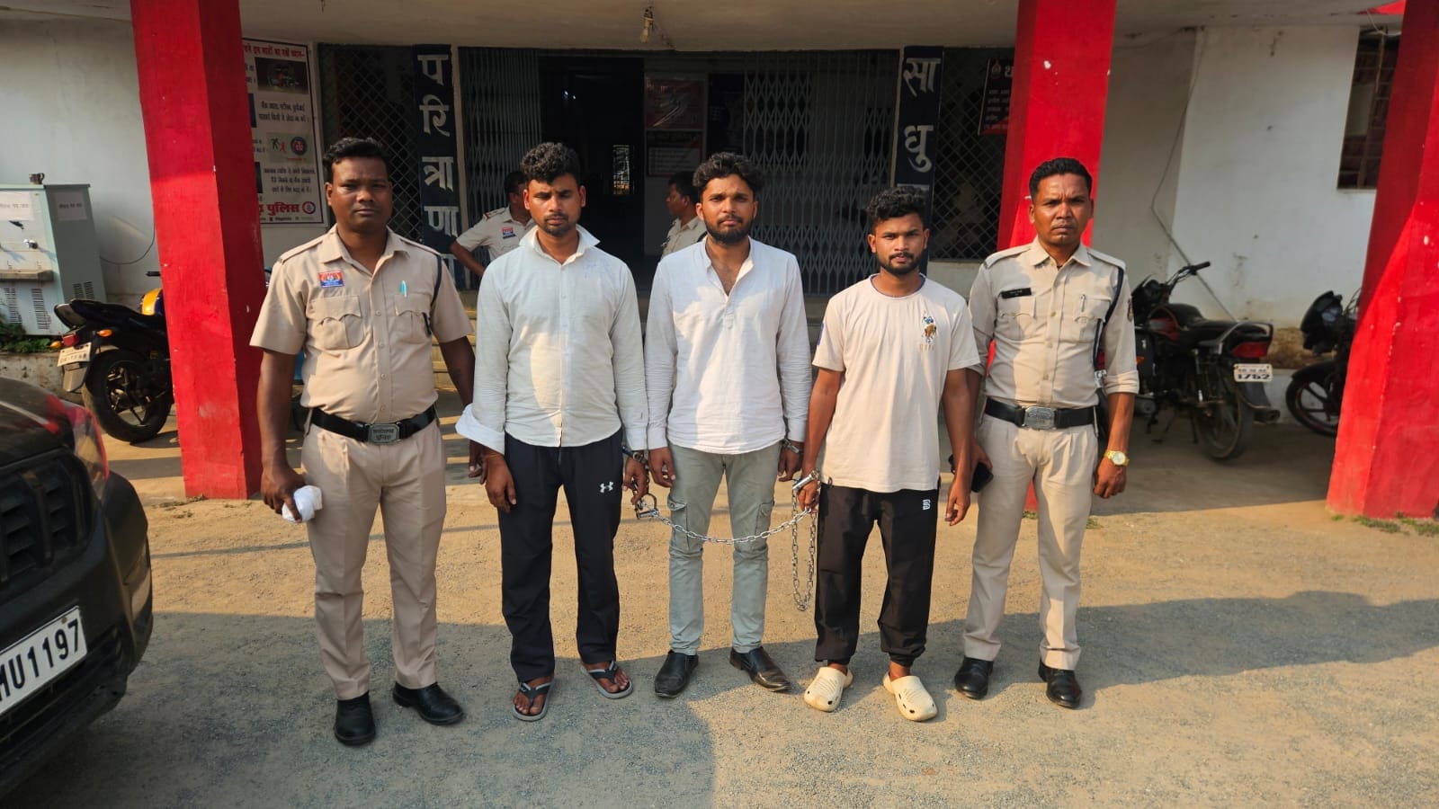 1001852361 Raigarh News: युवक का अपहरण करने वाले 3 आरोपी गिरफ्तार
